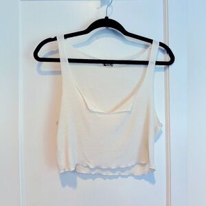 Fee People white cropped tank
